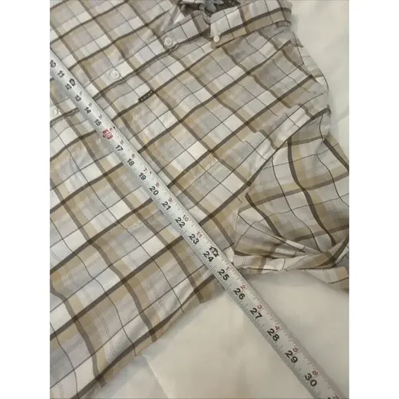 Ariat Napa Cotton Poly Blend Plaid Button Down Shirt Men XL - Picture 8 of 14